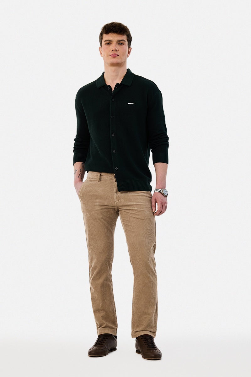 SNITCH Textured Stretch Corduroy Chinos - Image 2